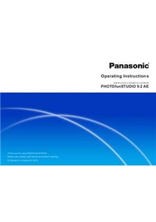 Panasonic Photofun studio 9.2 AE manual. Camera Instructions.